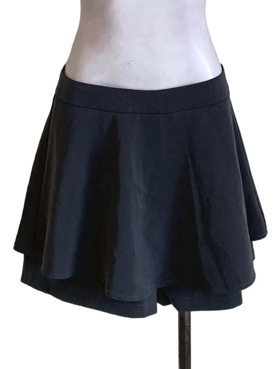 Stone Grey Plain Skort
