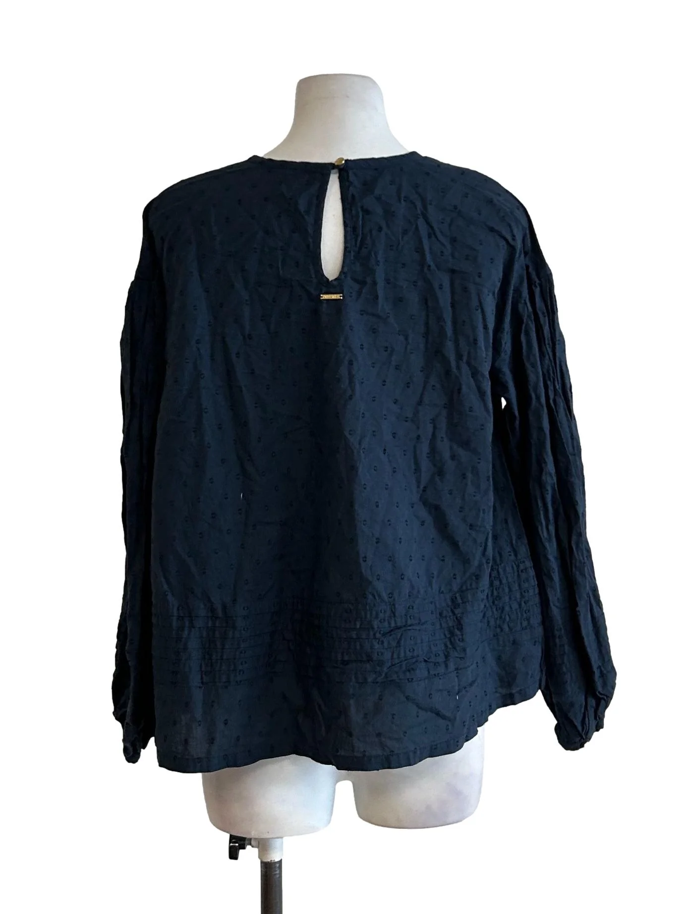 Strasbourg Blouse - Cotton Summer Blouse Kalonji Blue CSN - Image 6