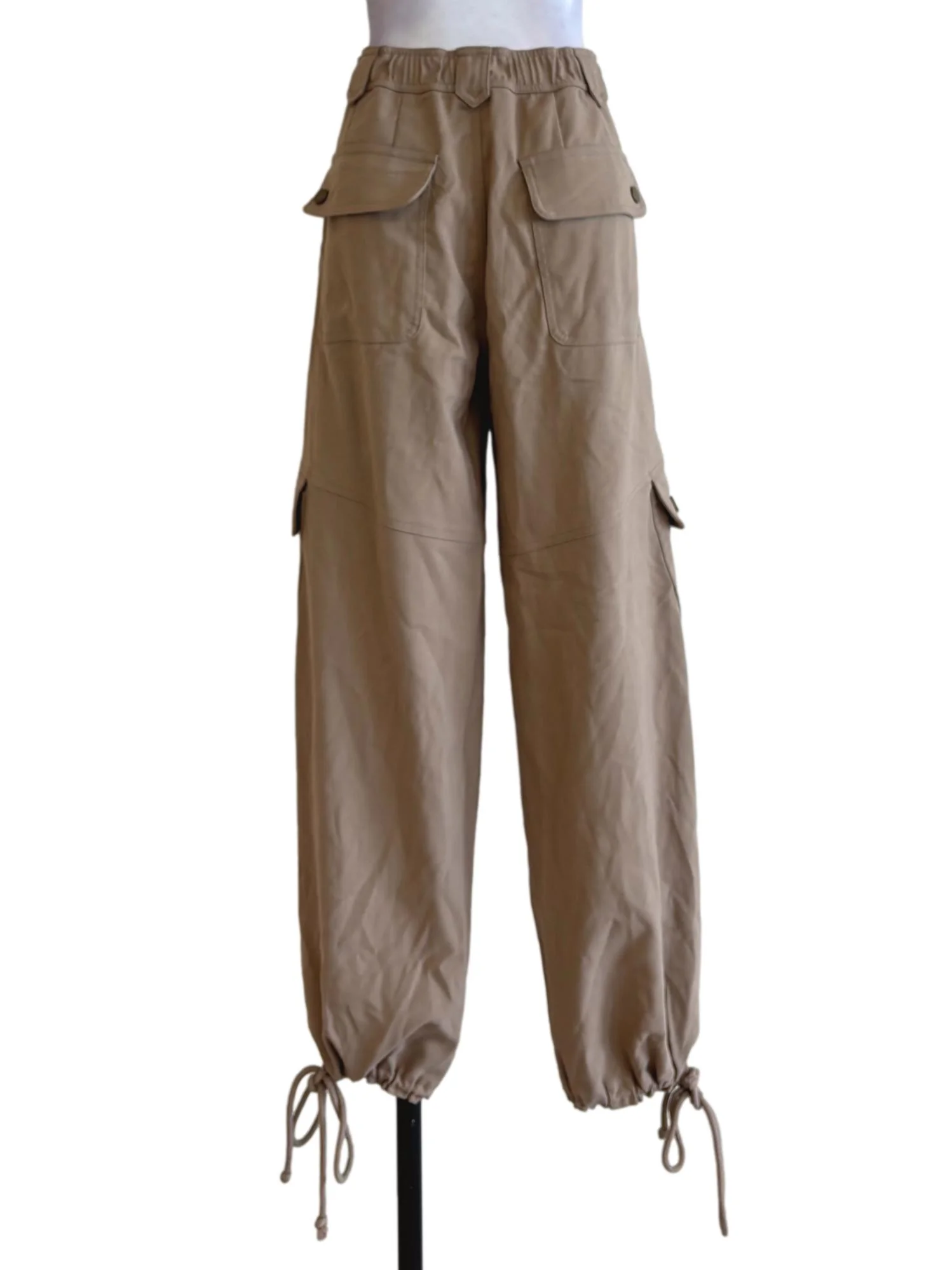 Tan Brown Cargo Pants - Image 2