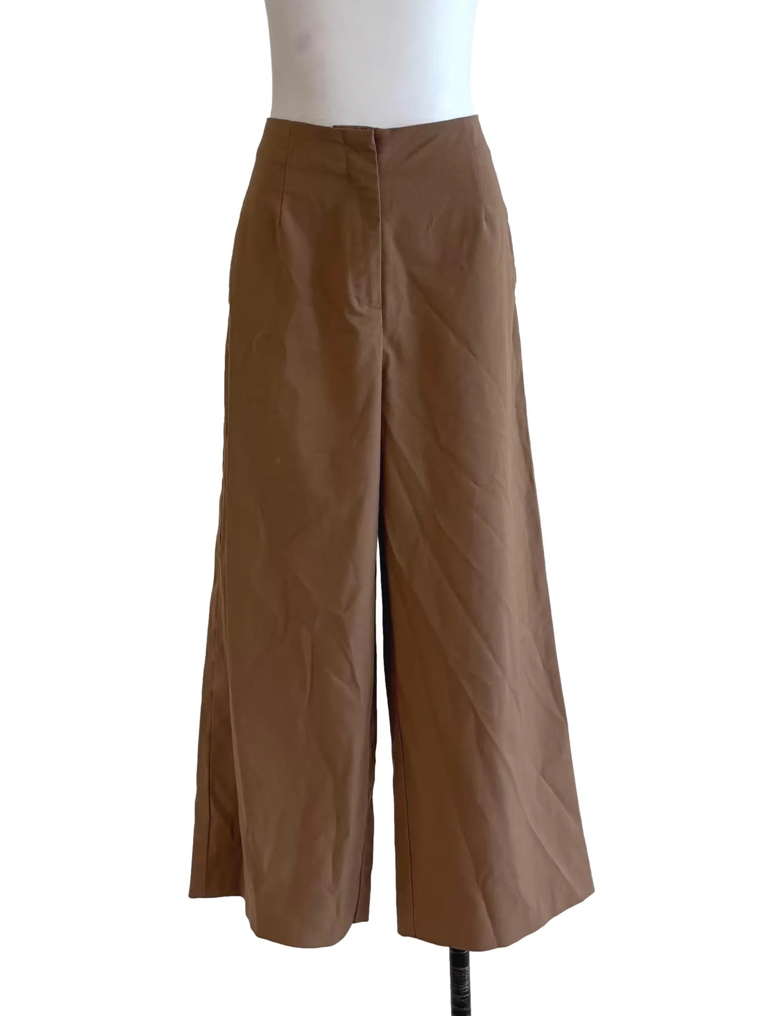 Tan Brown Relaxed Pants