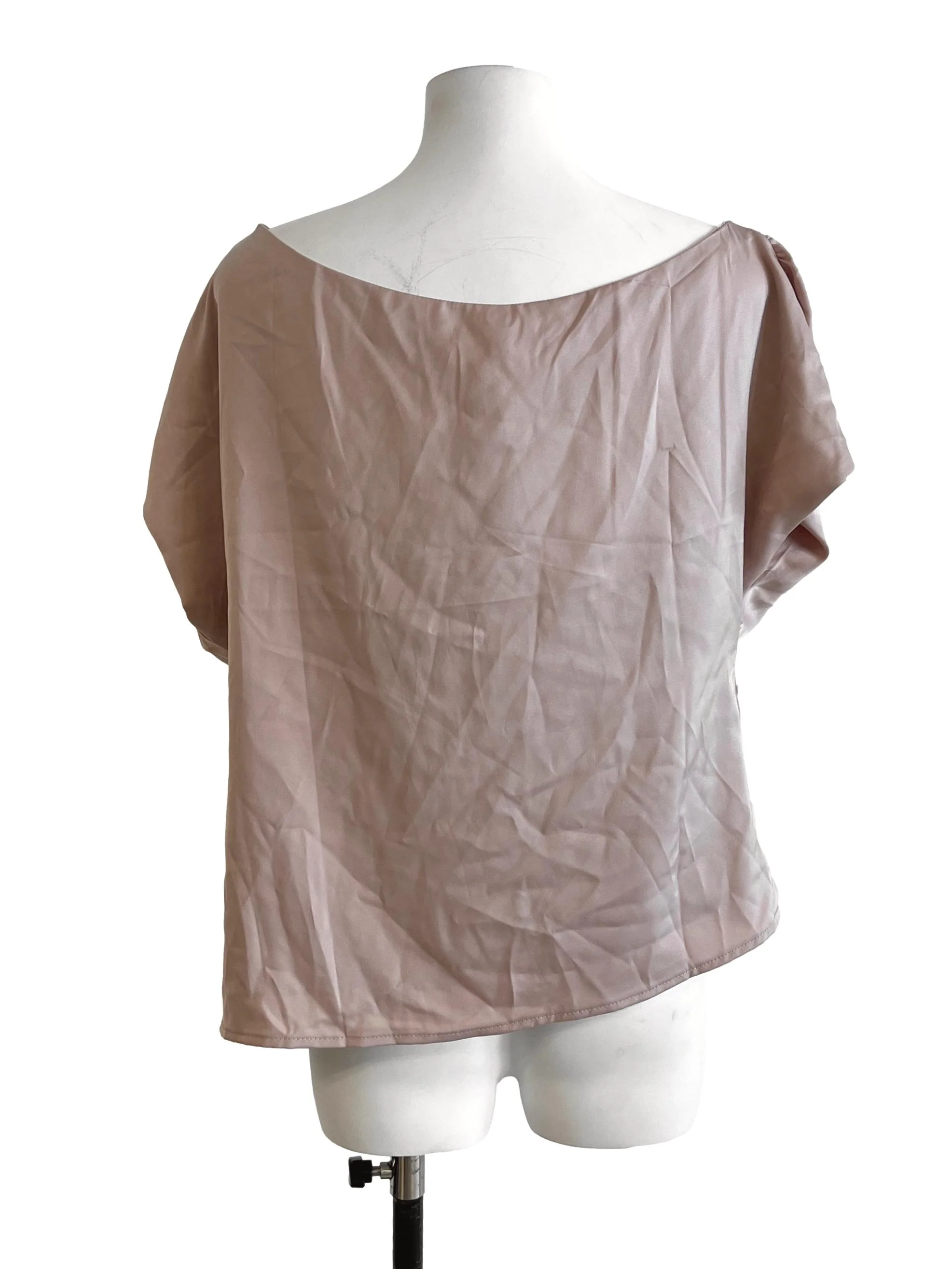 Taupe Brown Loop Top - Image 2