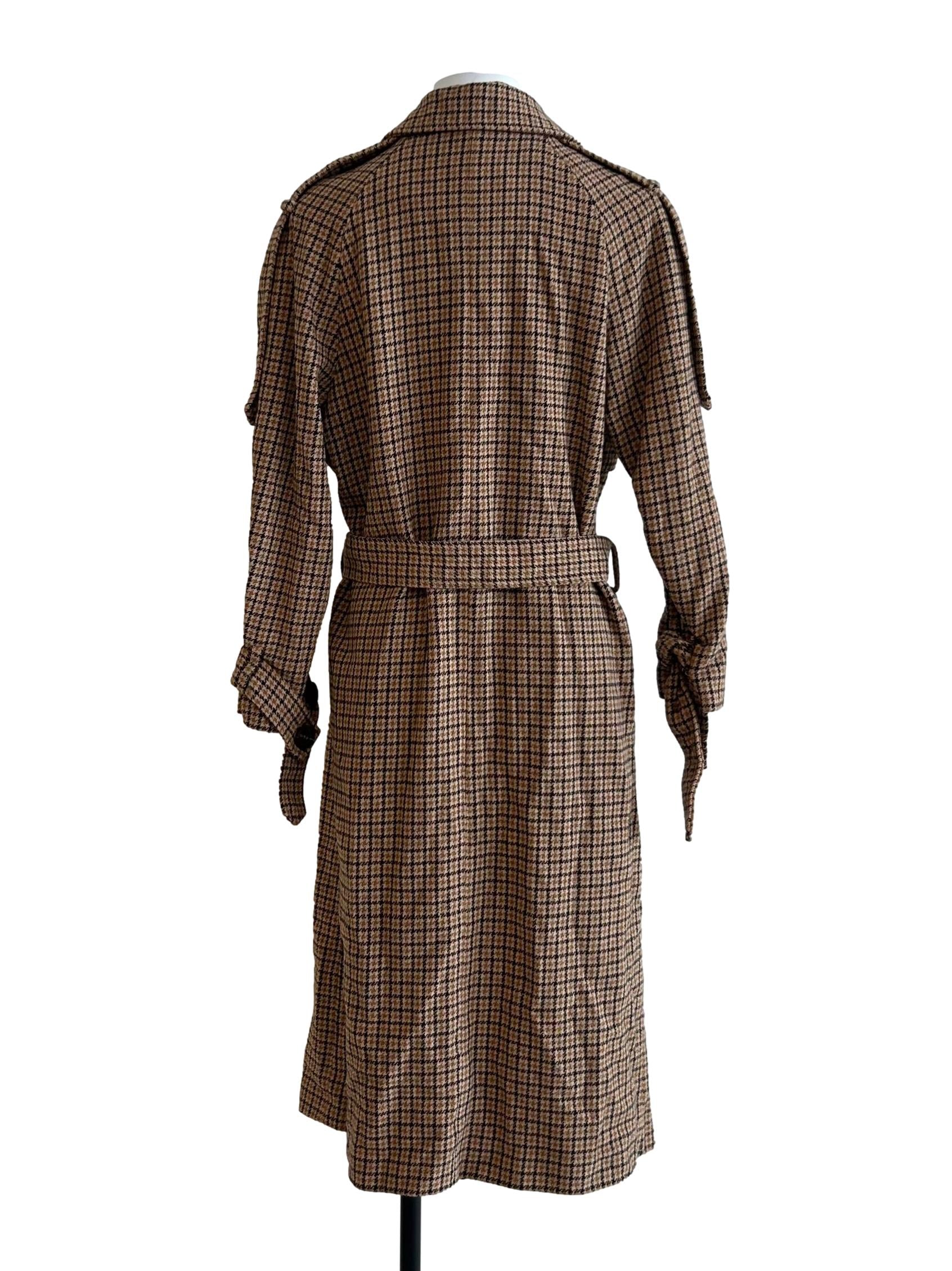 Tawny Brown Trench Coat - Image 2
