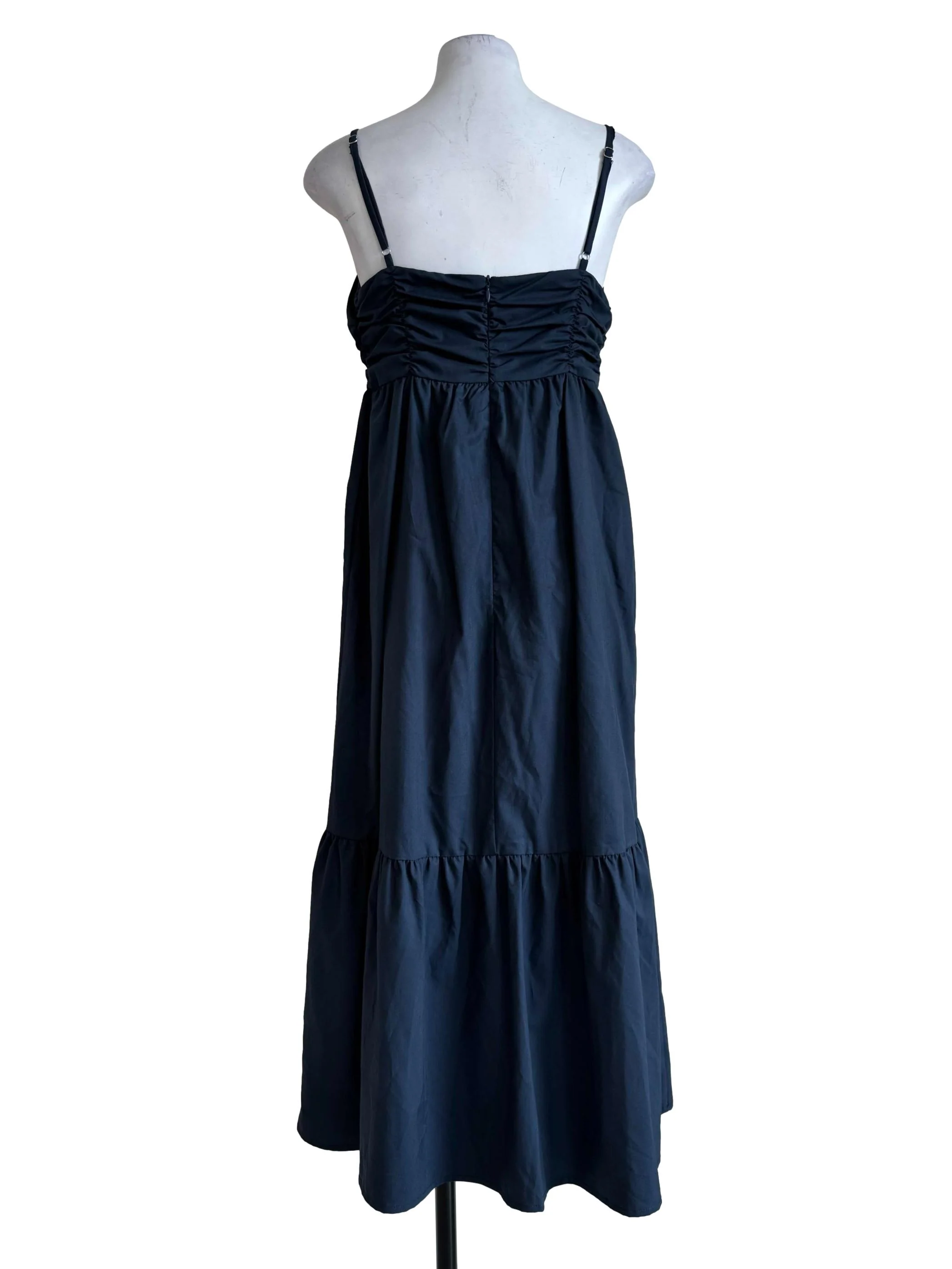 Teal Blue A-Line Maxi Dress - Image 2