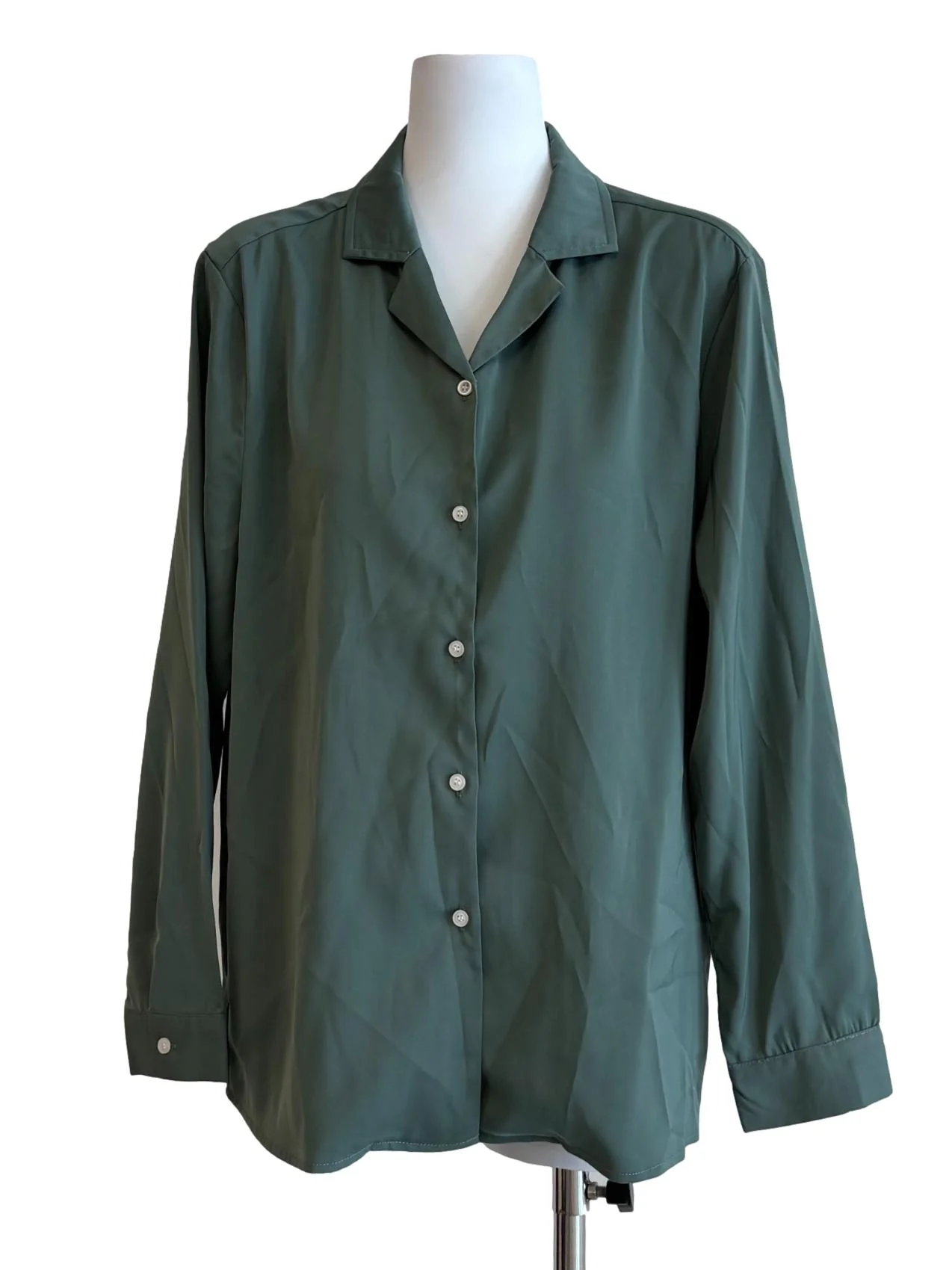 Teal Collared Buttoned Shirt