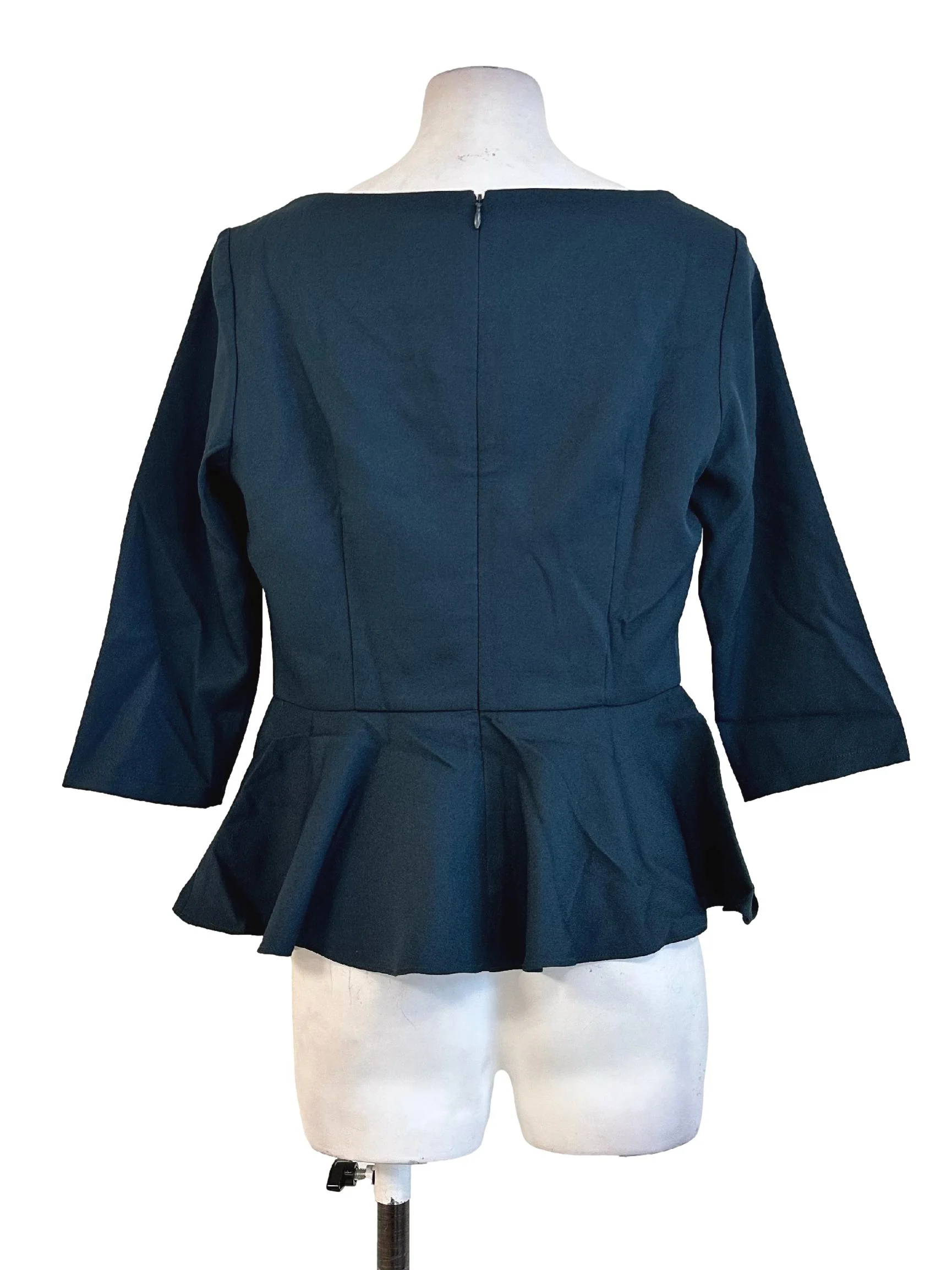 Teal Green Square Neck Top LB - Image 2