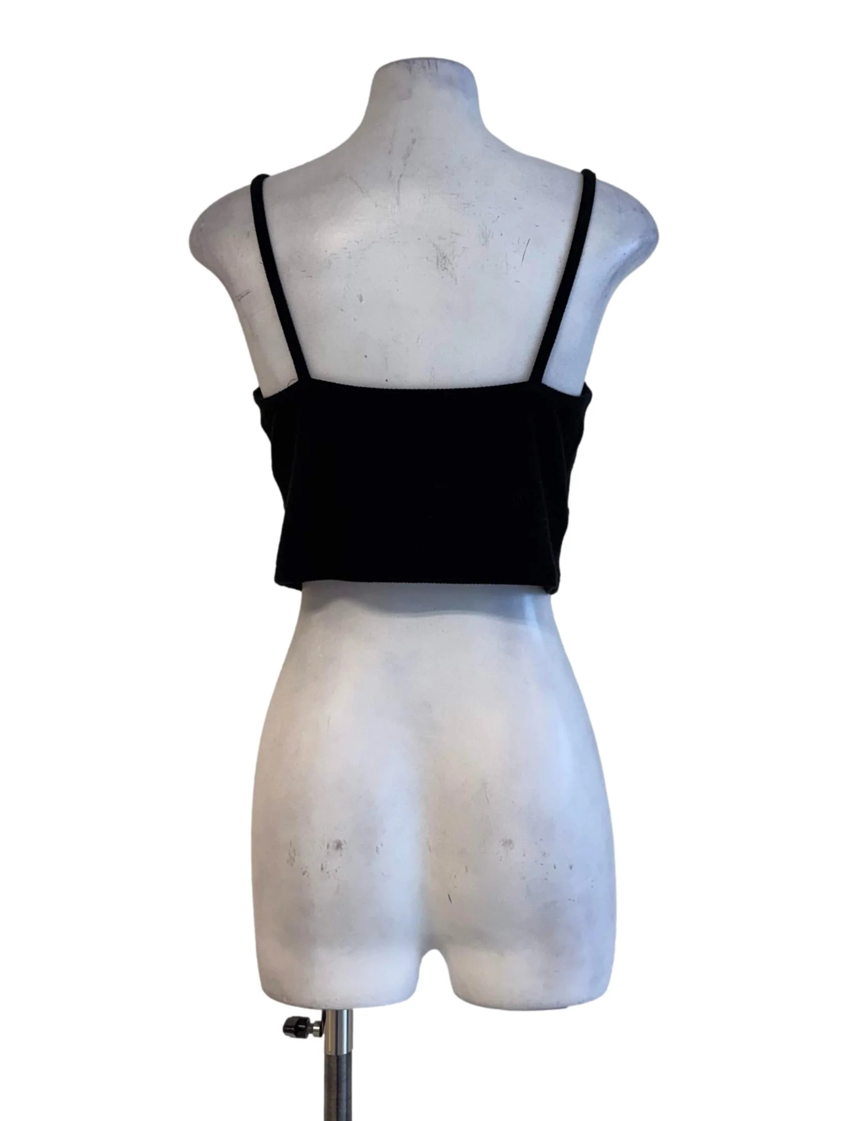 Textured Black Bralet - Image 2