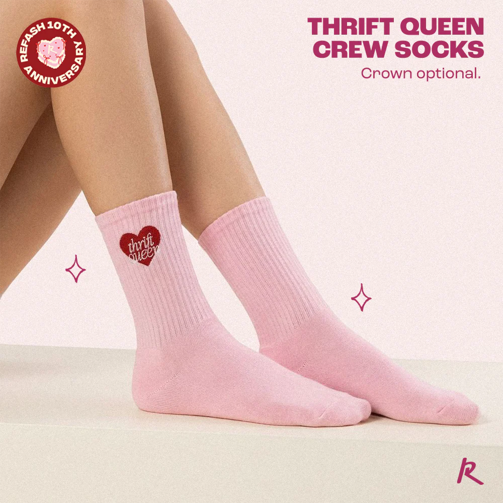 Thrift Queen Crew Socks CSN* - Image 2