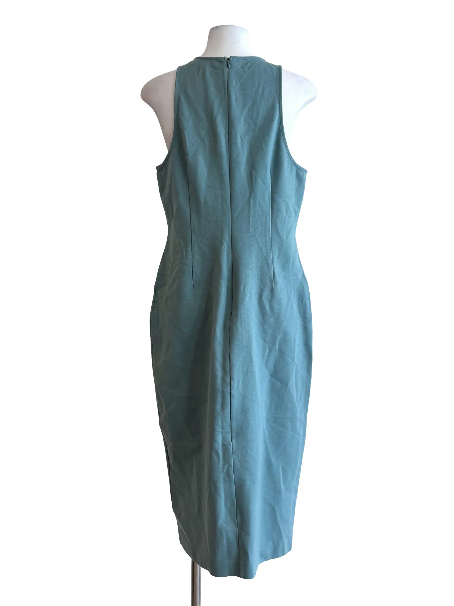 Tiffany Blue Sleeveless Pencil Dress LB - Image 2