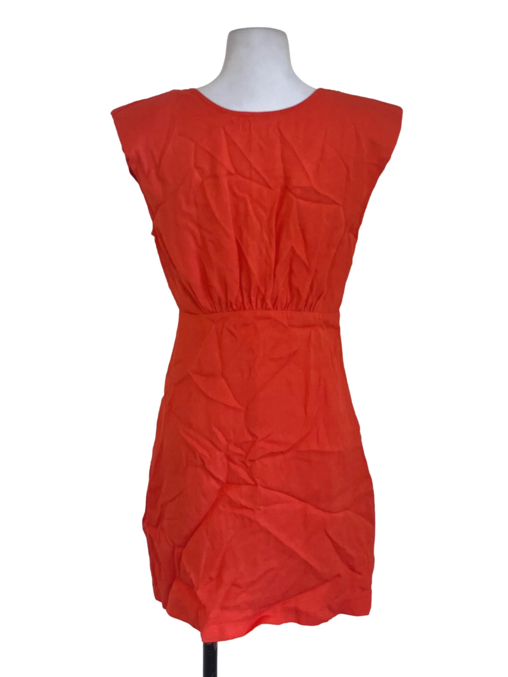 Tiger Orange Sleeveless Dress - Image 2