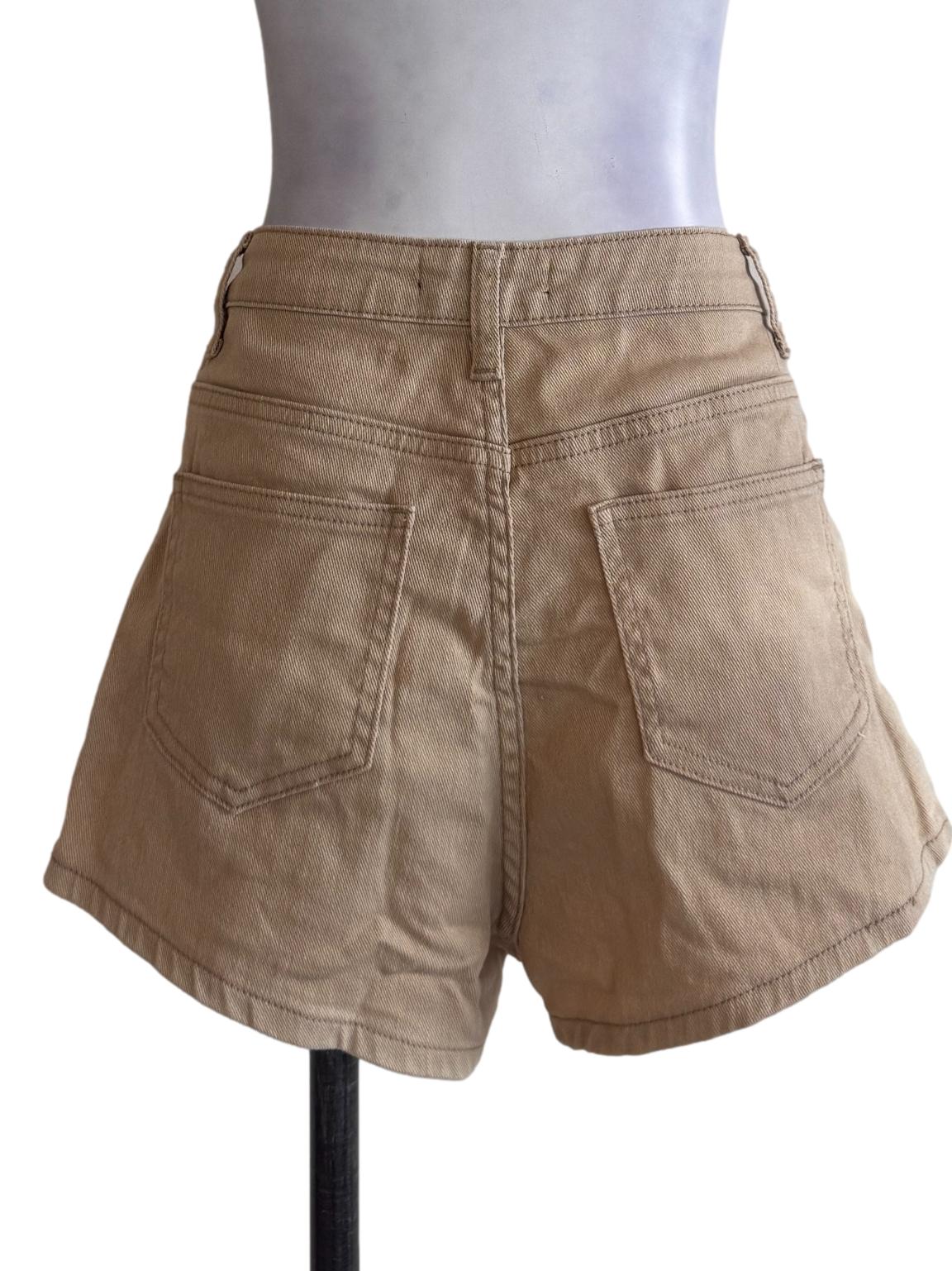 Tortilla Brown Denim Shorts - Image 2