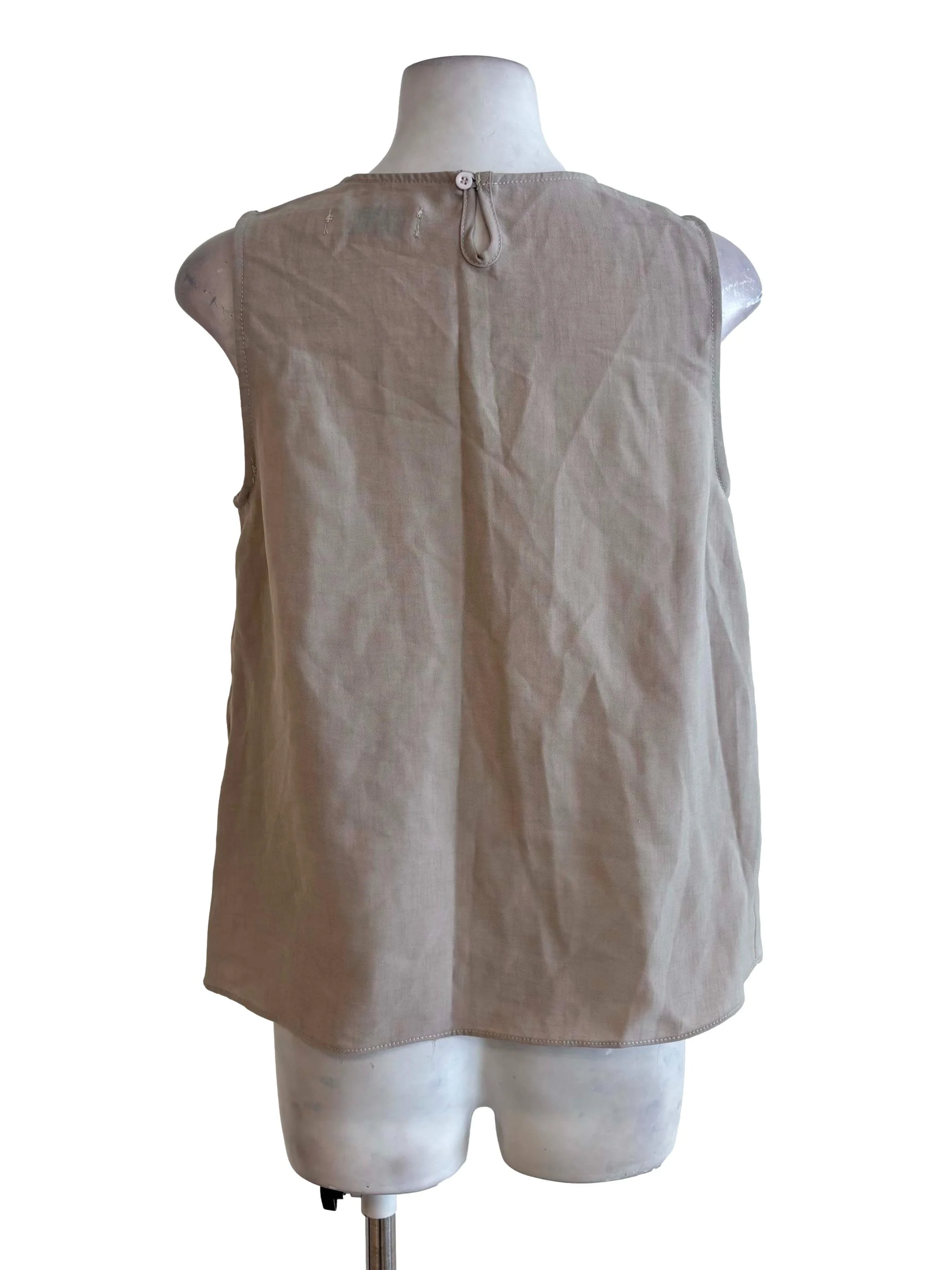 Tortilla Brown Ruffle Tank Top - Image 2