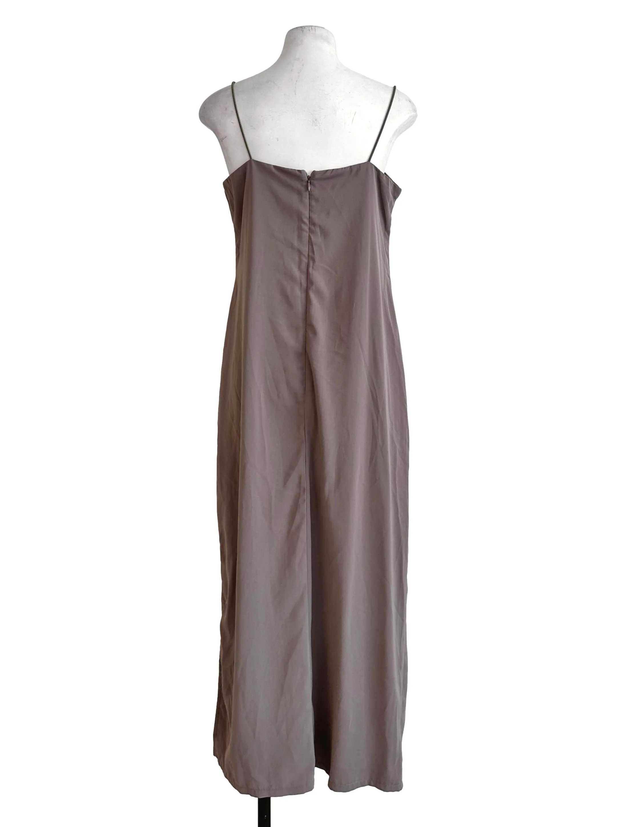 Tortilla Brown Sleeveless Slit Dress - Image 2