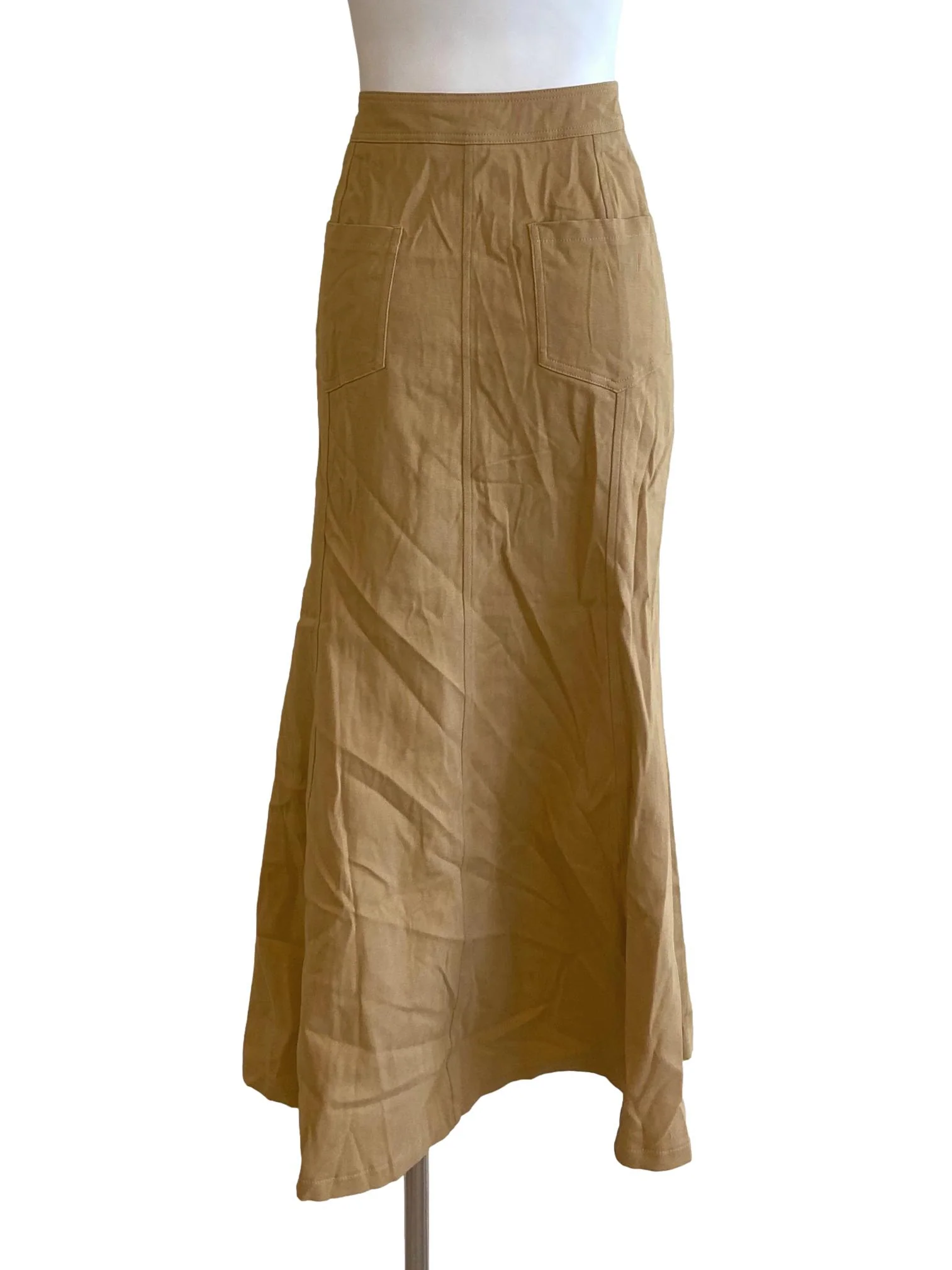 Tortilla Brown Slit Herringbone Skirts - Image 2