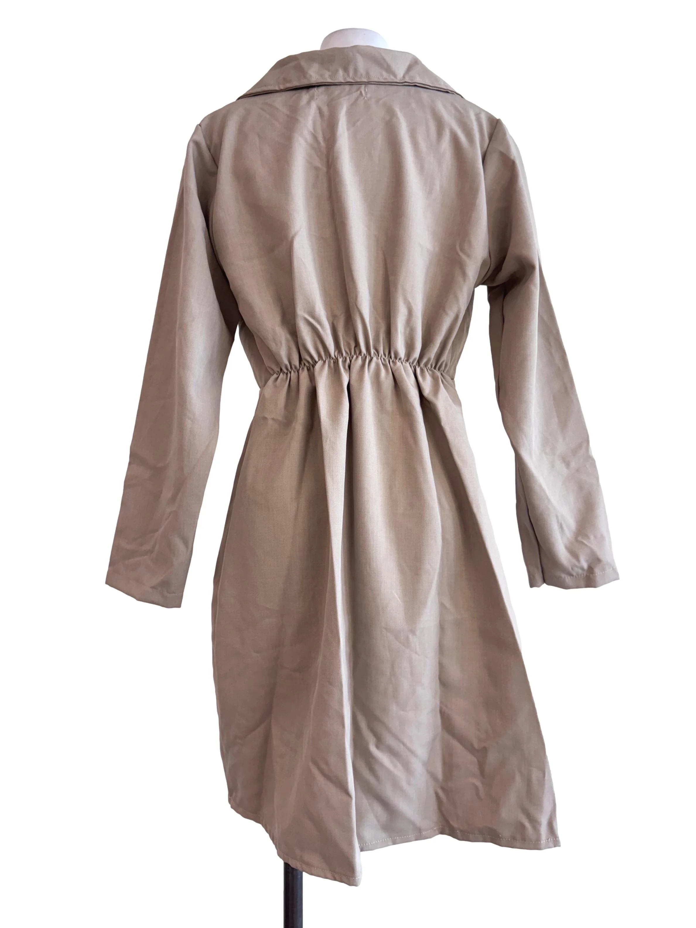 Tortilla Brown V-Neck Dress - Image 2