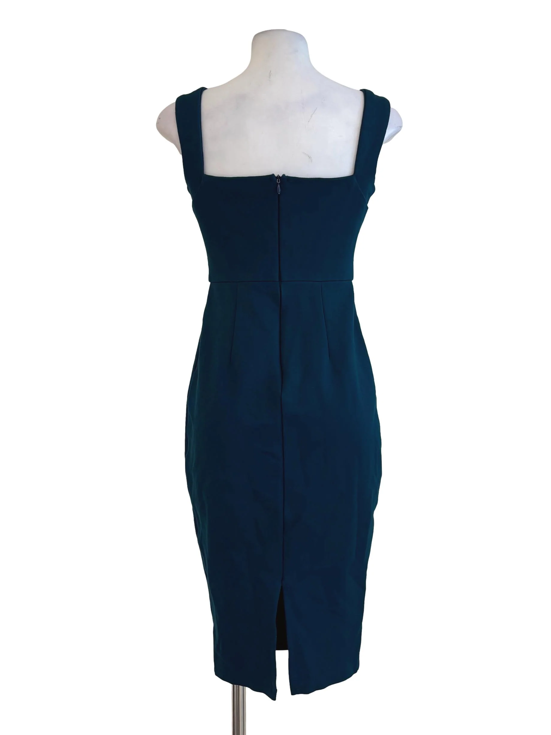 Turquoise Sweetheart Pencil Dress - Image 2