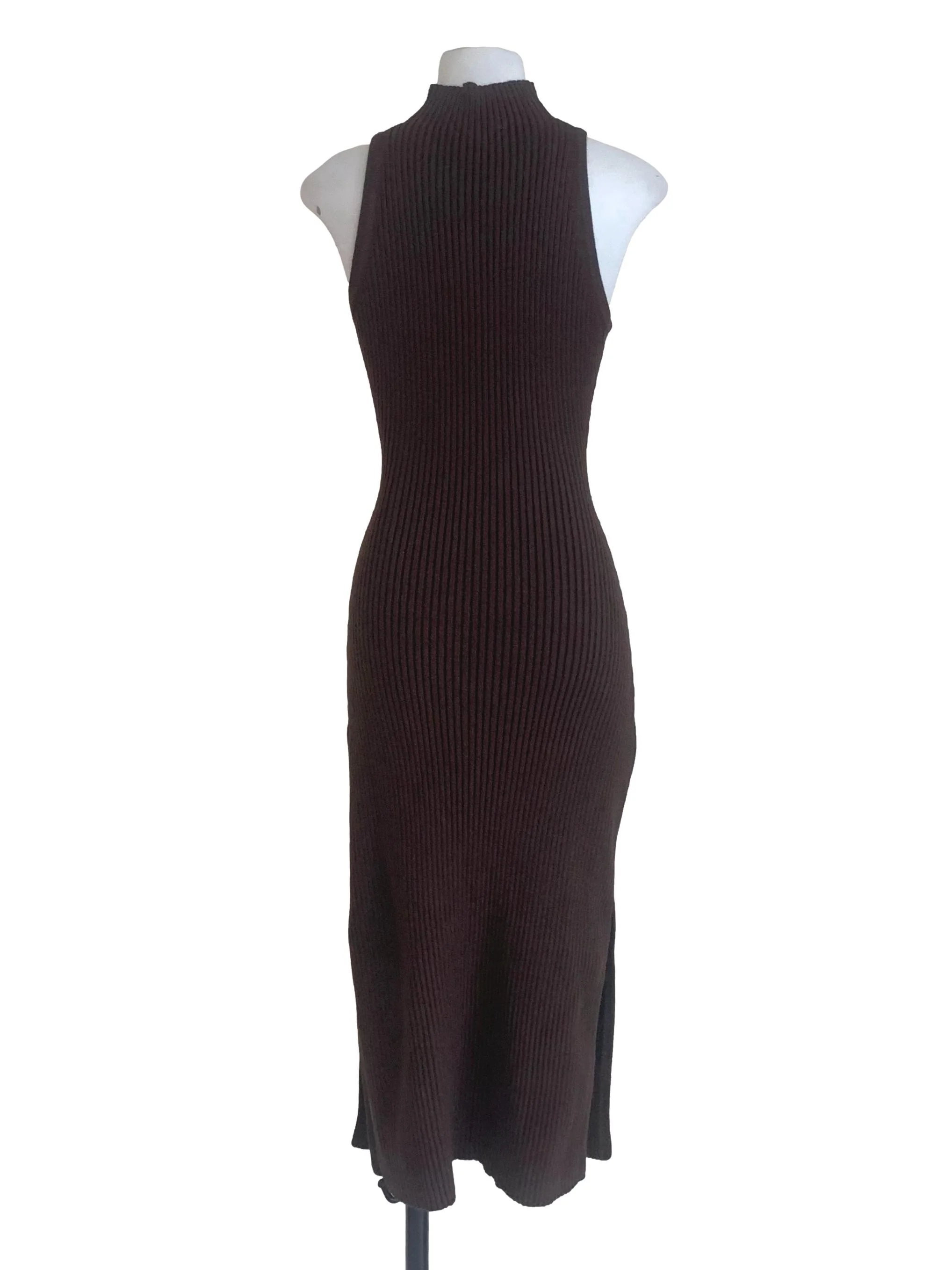 Umber Brown Bodycon Dress LB - Image 2