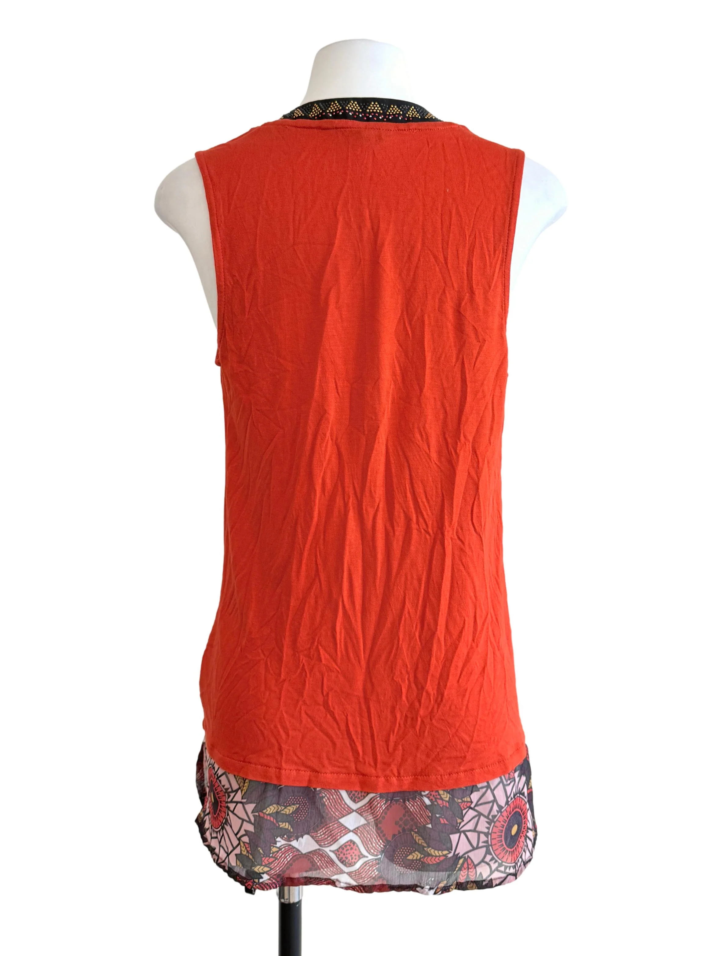 V-Neck Sleeveless Top - Image 2