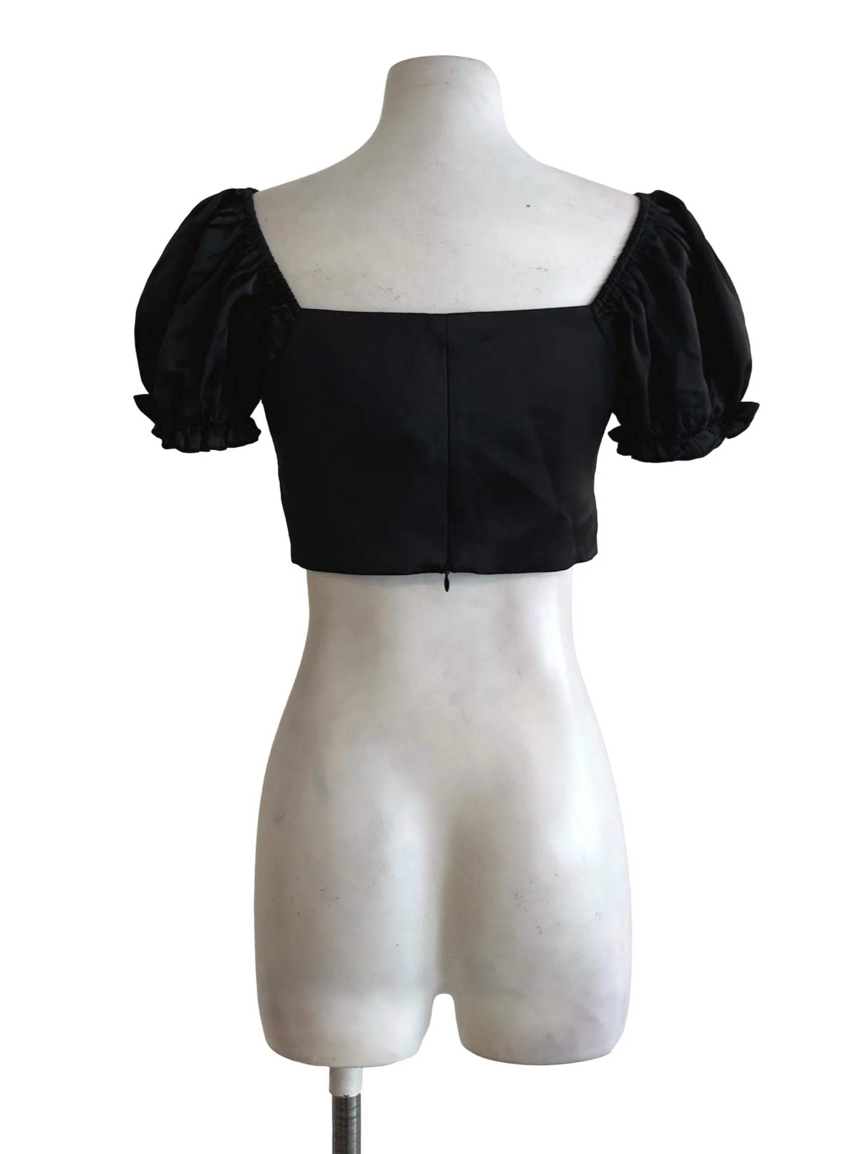 Void Black Pleated Top - Image 2