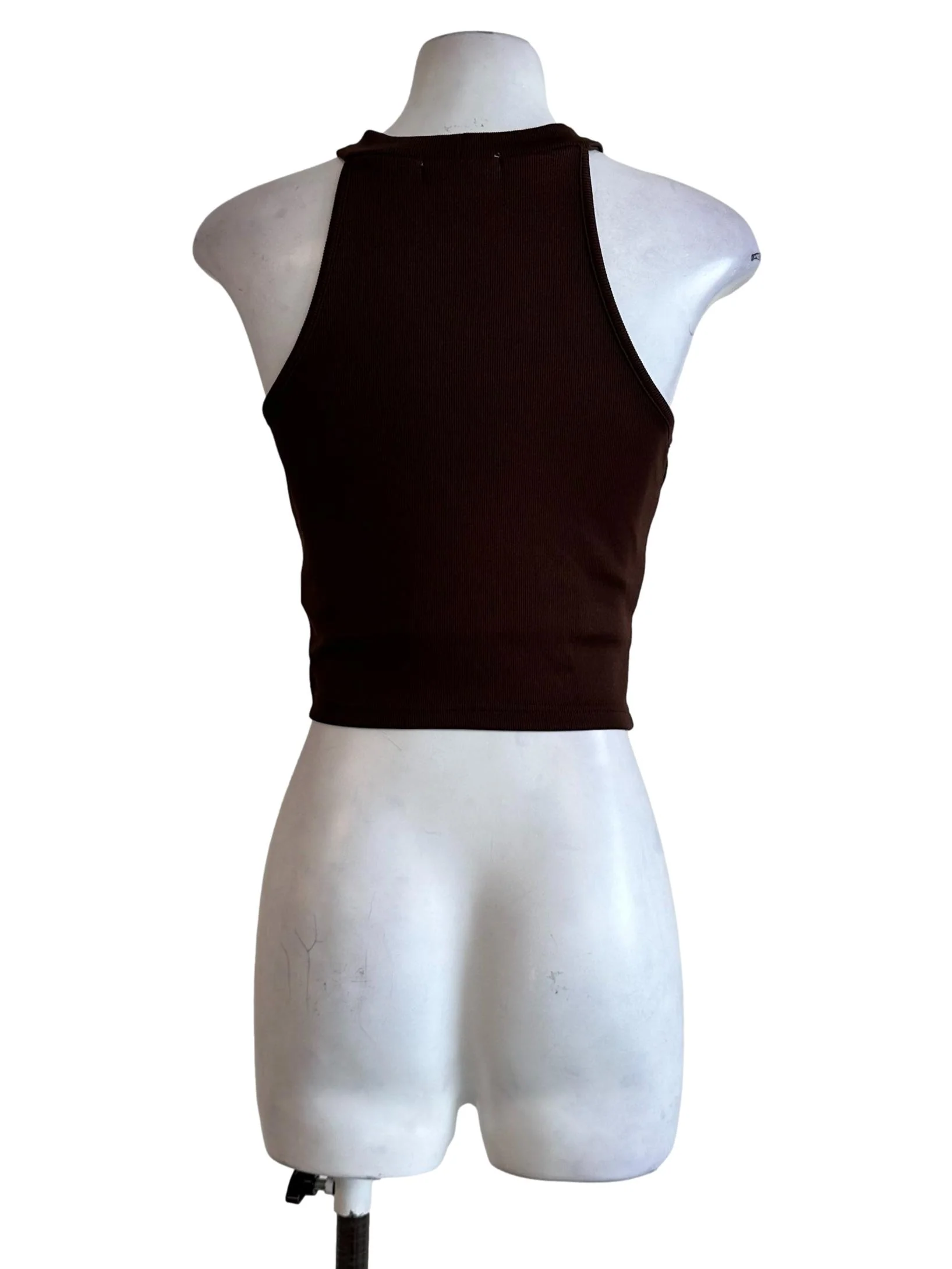 Walnut Brown Halter Neck Top - Image 2