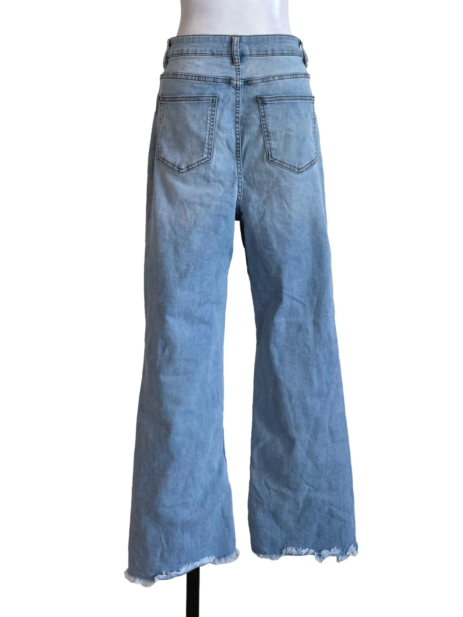 Wash Denim Straight Cut Jeans - Image 2