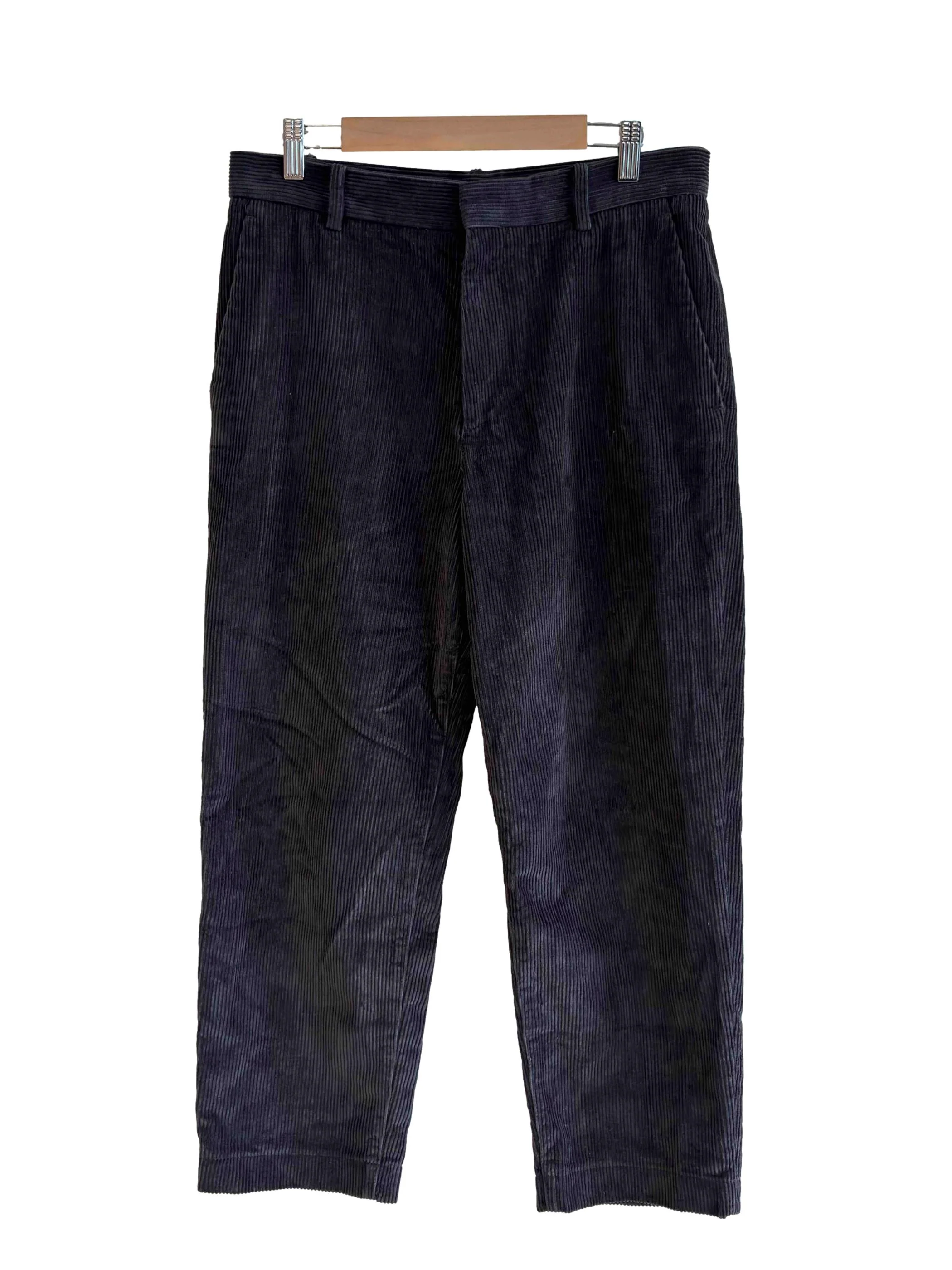 Washed Black Corduroy Pant