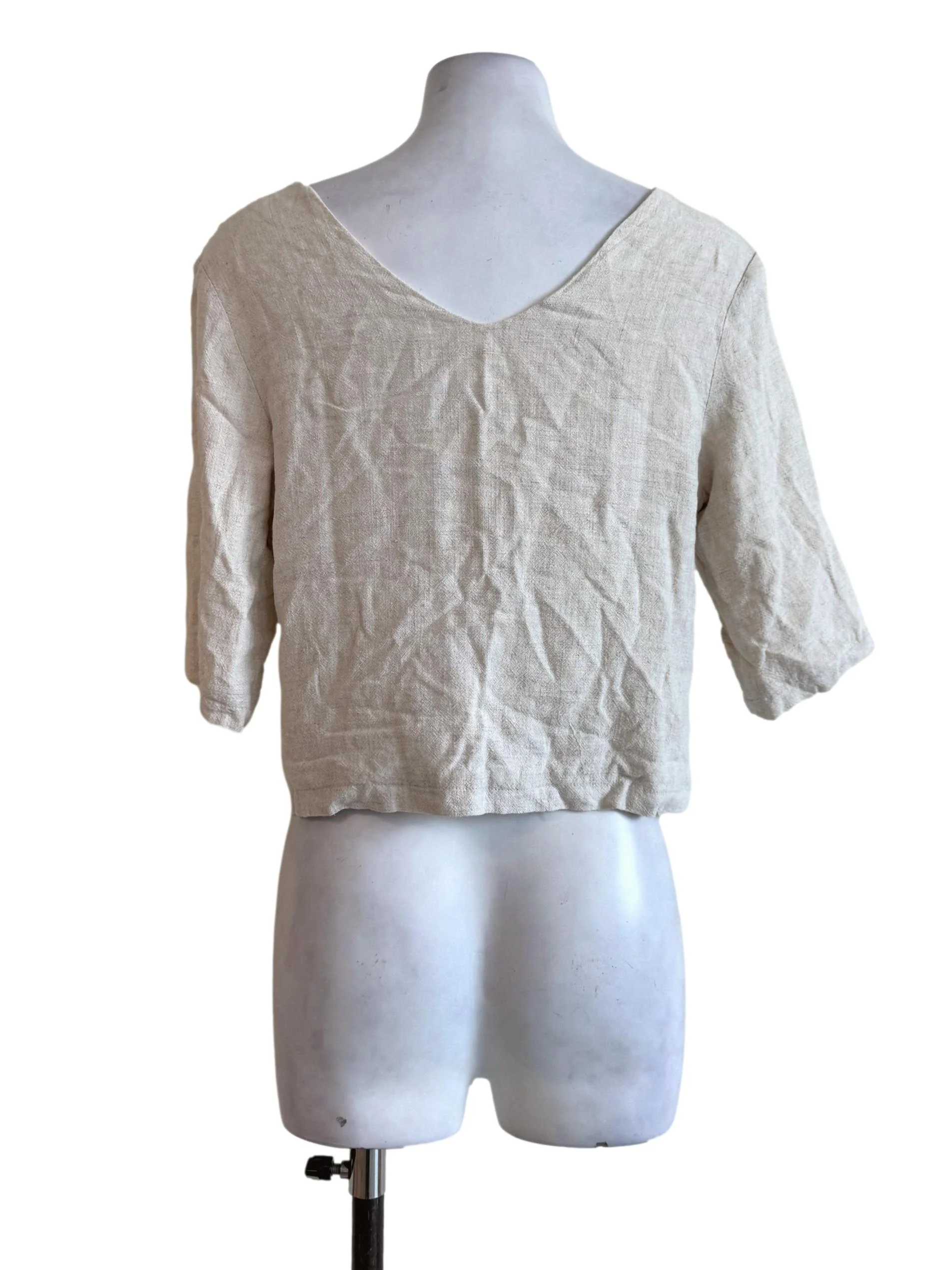 Wheat Beige Quarter Sleeve Outer - Image 2