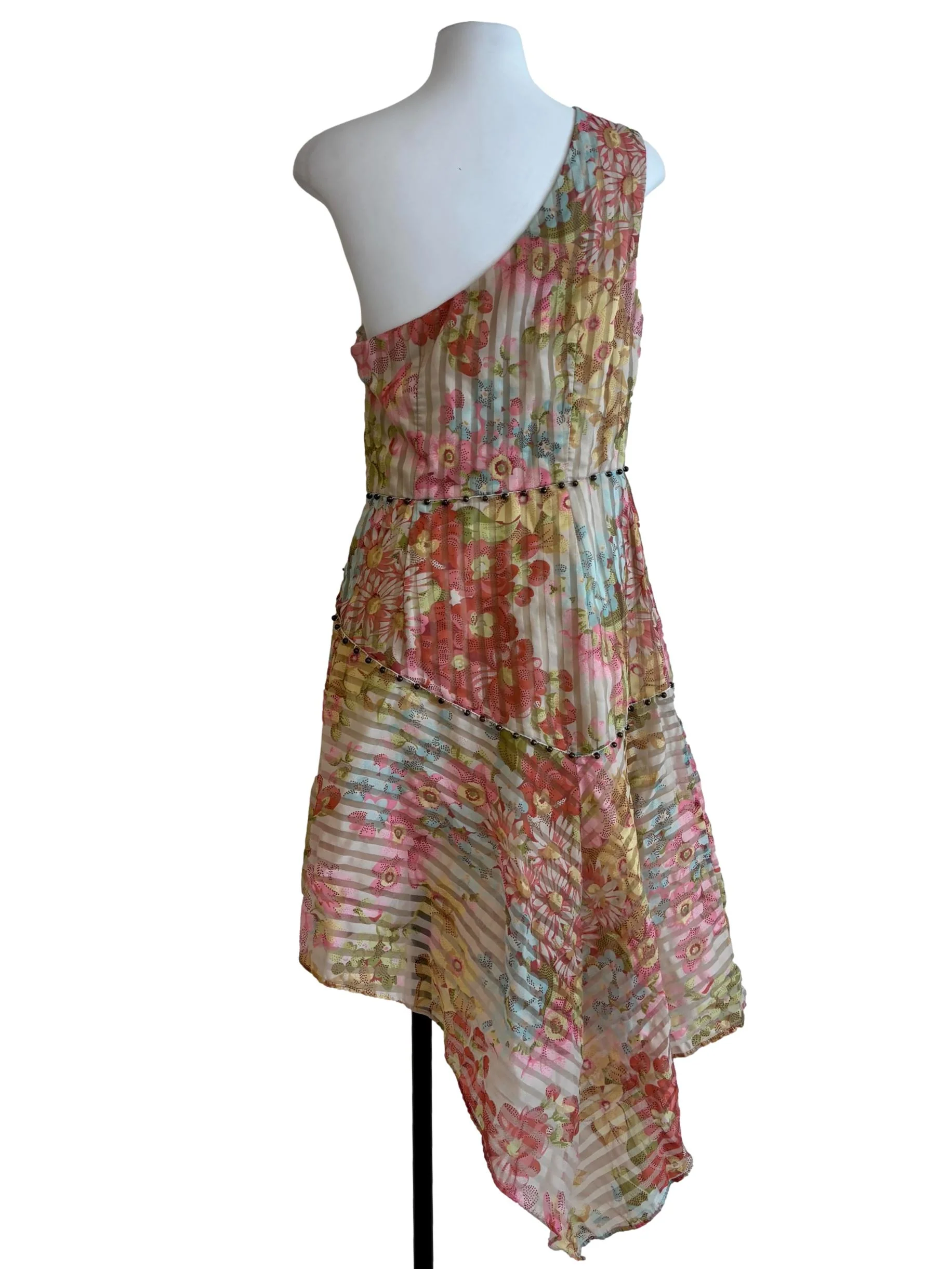 Whisper Floral Asymmetrical Dress - Image 2