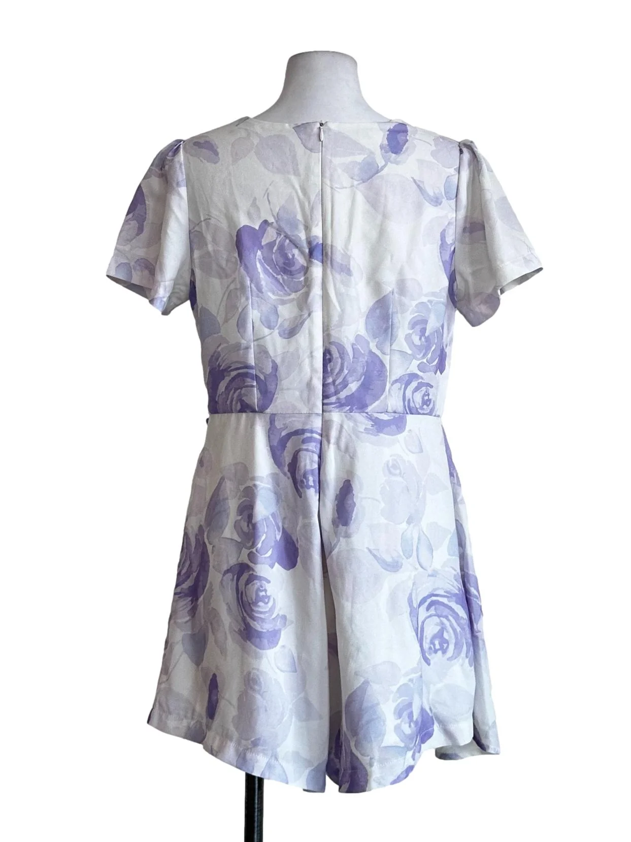 White Abstract Pattern Rompers - Image 2
