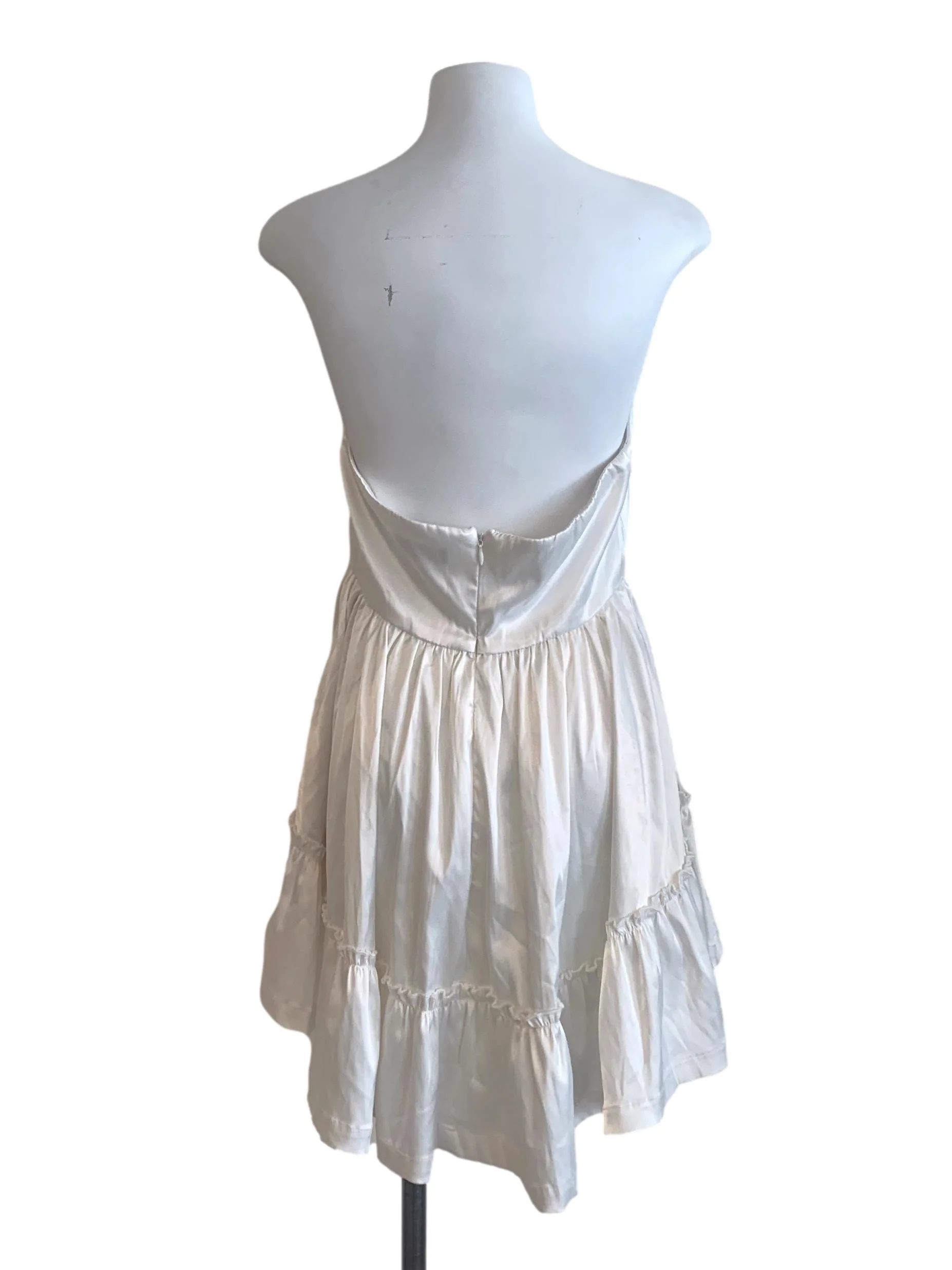 White Drop Waist Dress - Image 2