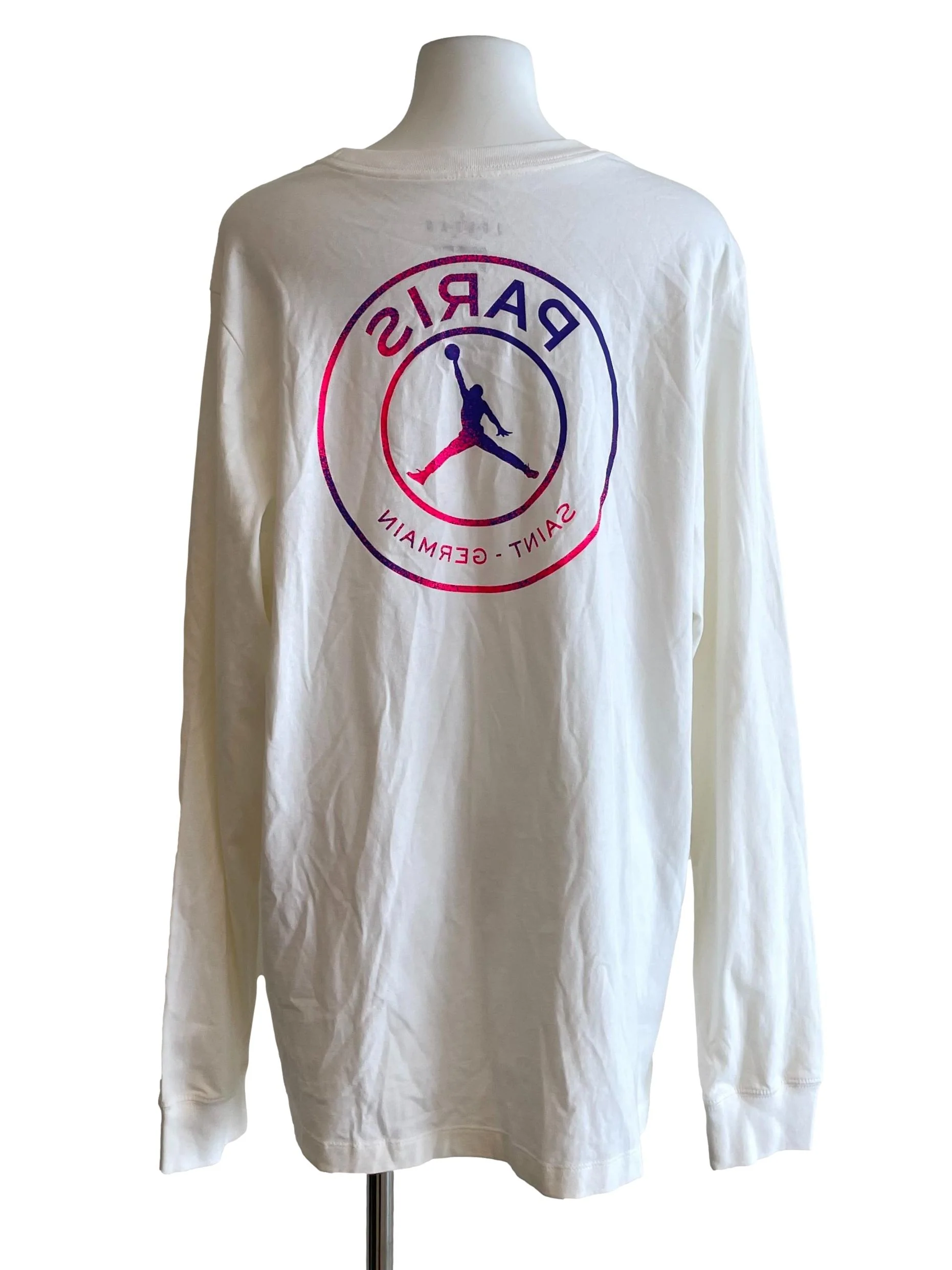 White Logo Long Sleeves Top - Image 2