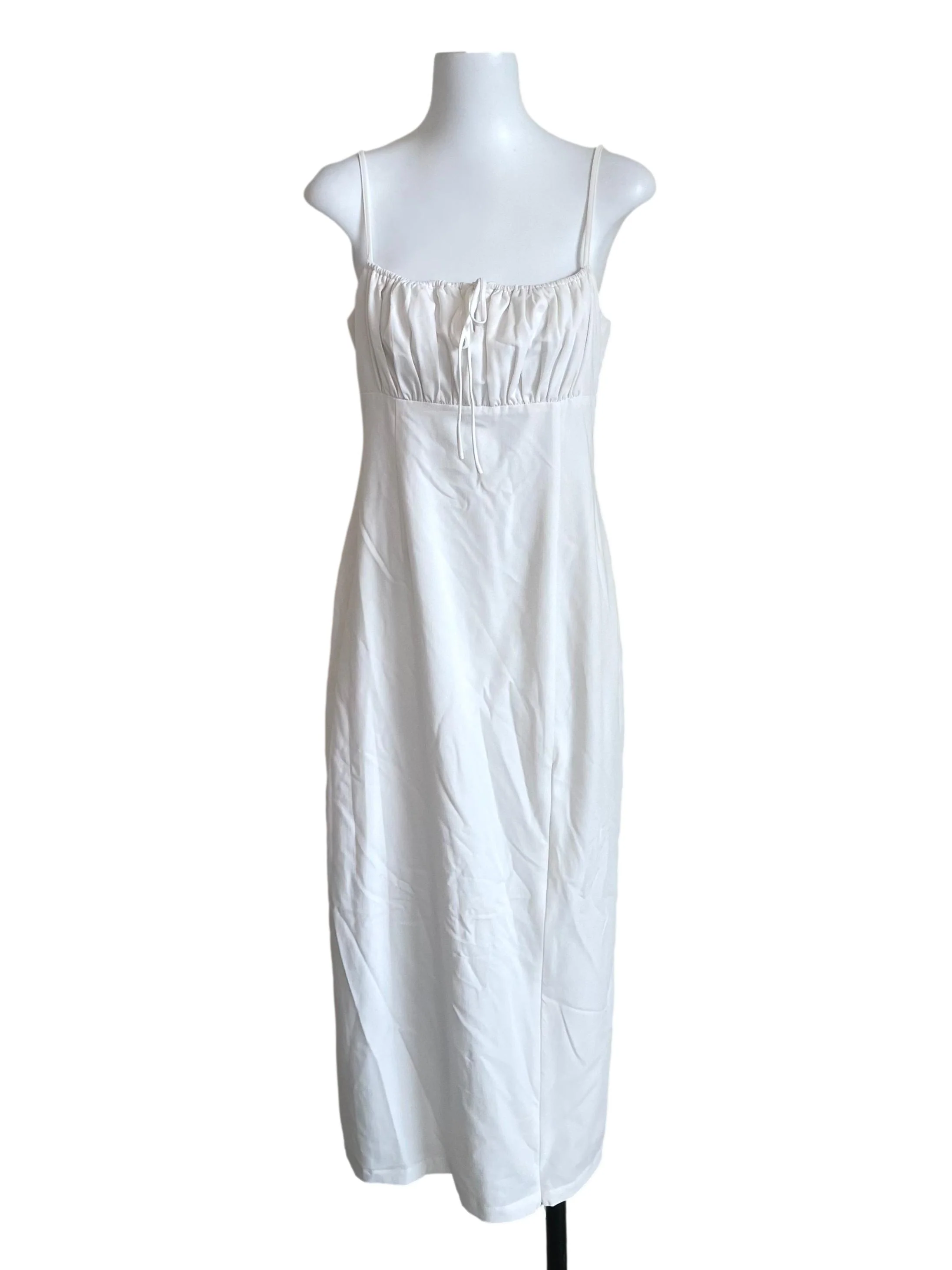White Milkmaid Slip Dress