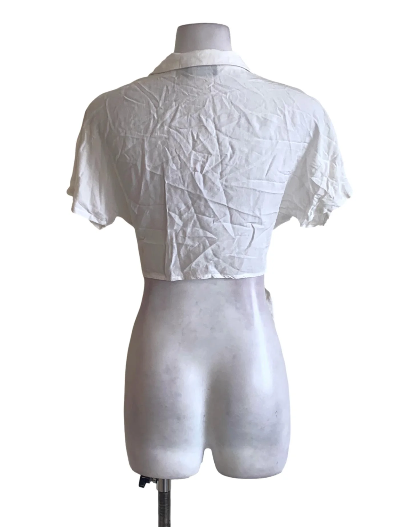 White Wing Collar Blouse TCL - Image 2