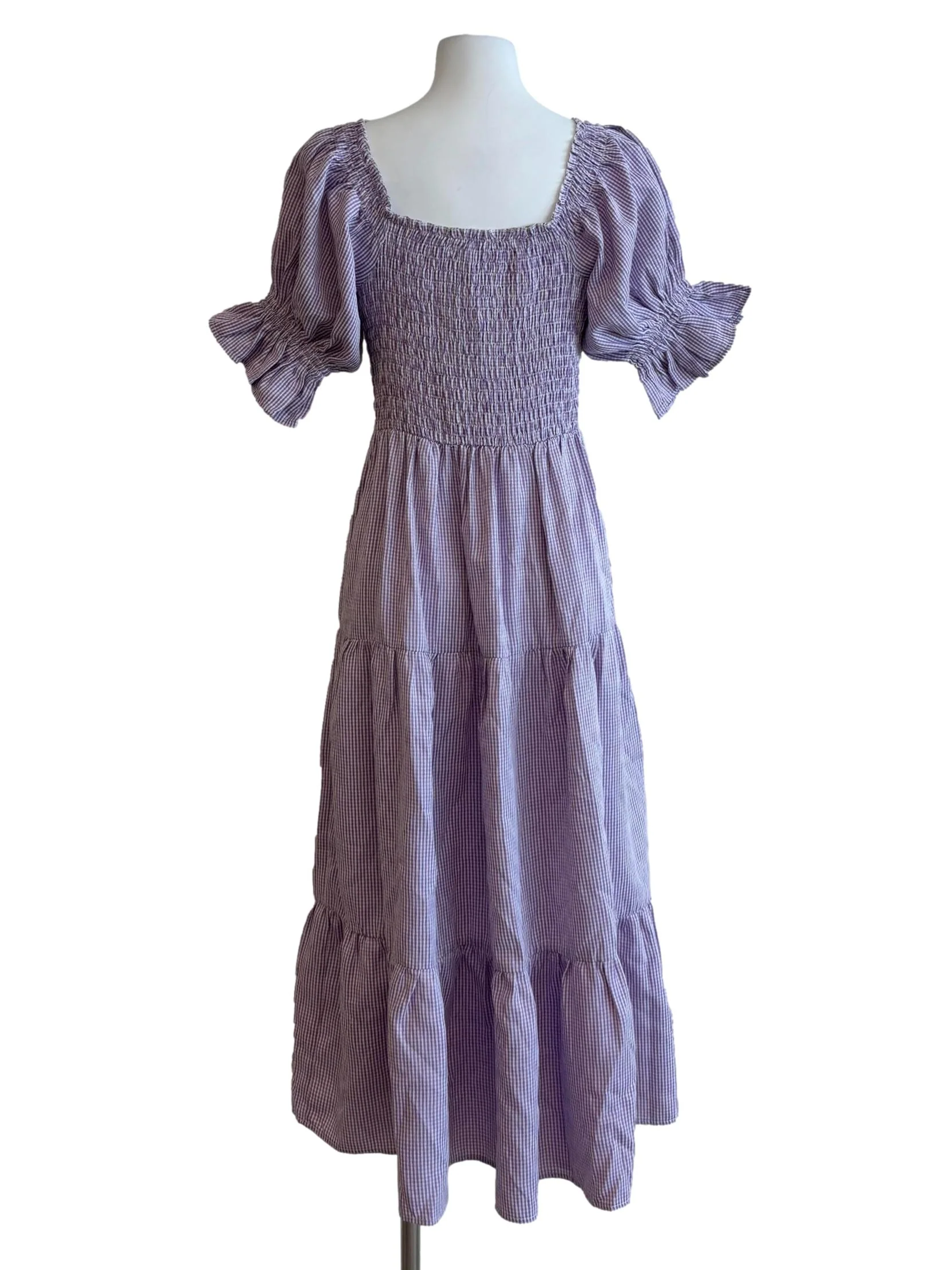 Wisteria Purple Striped Princess Dress - Image 2
