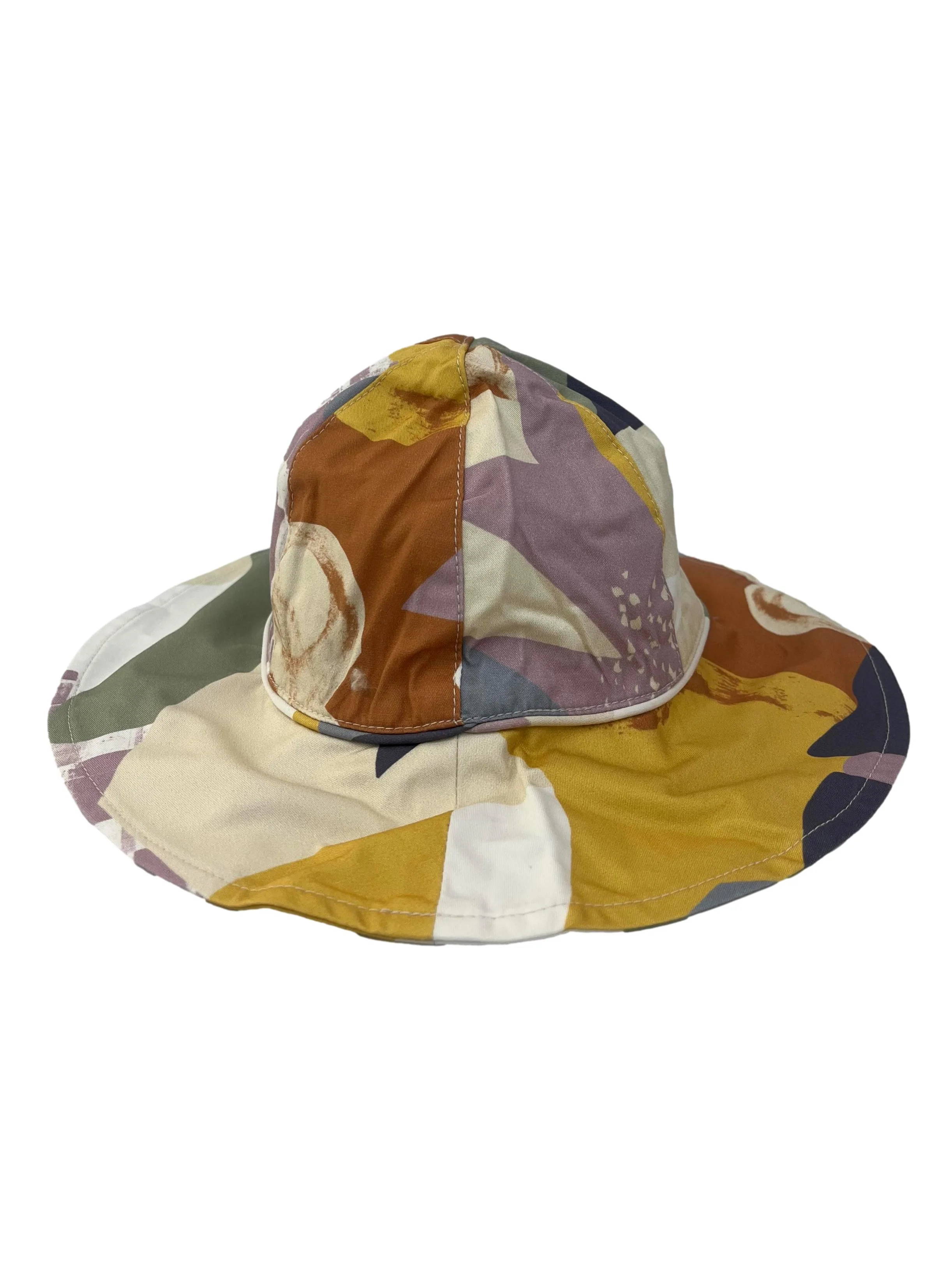 Yellow Al Fresco Organic Cotton Kids Bucket Hat - Image 3