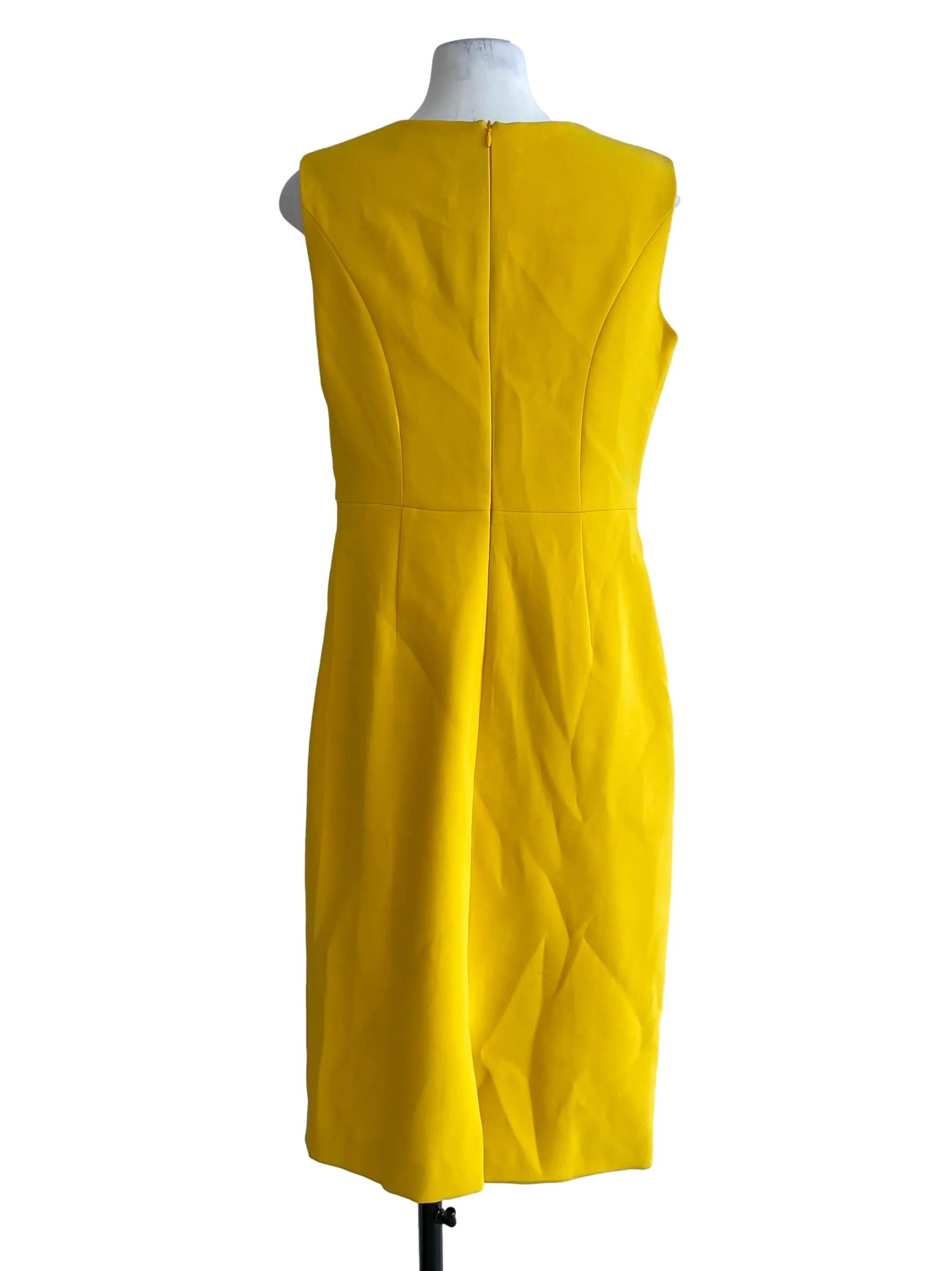 Yellow Bejewelled A-Line Dress - Image 2