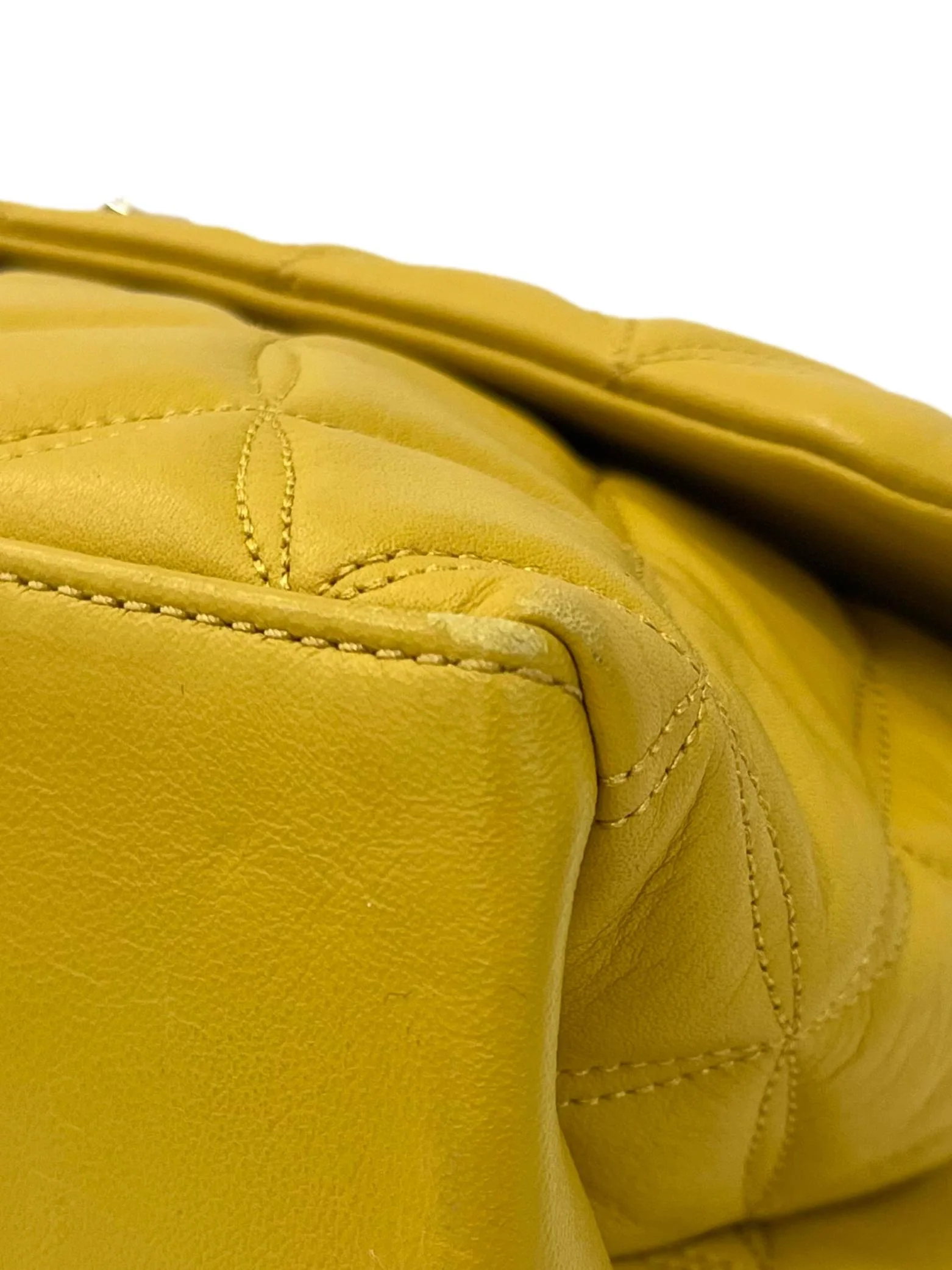 Yellow Gold Natalia Medium Flap Shoulder Bag - Image 6